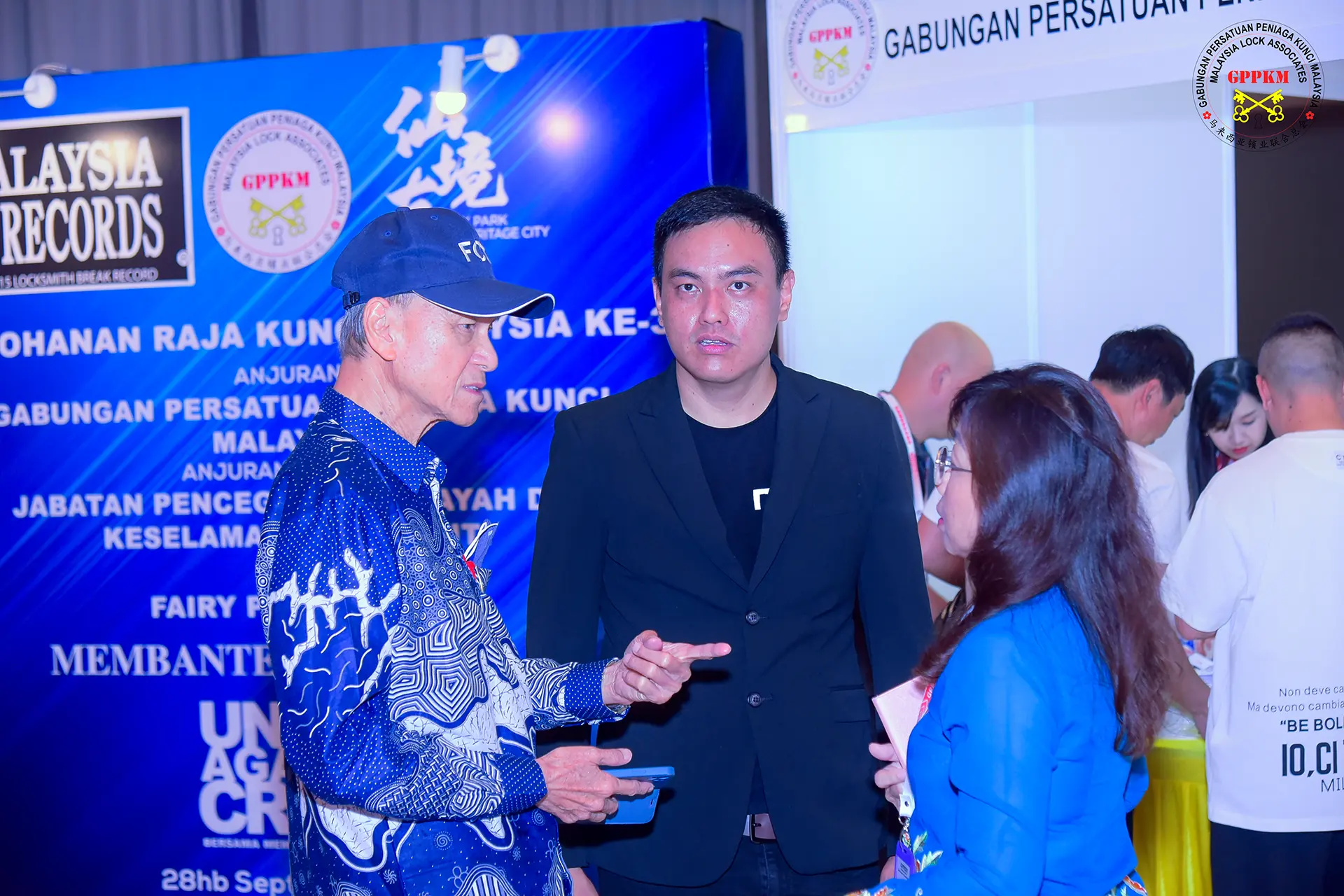 Tan Sri Lee Lam Thye Booth Visit GPPKM Malaysia Open 3rd Locksport Championship 2024